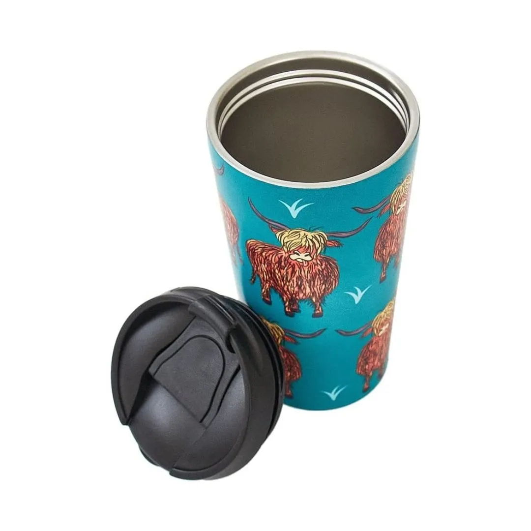 Eco Chic Teal Yack Thermal Coffee Cup