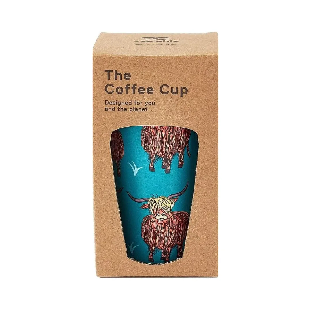 Eco Chic Teal Yack Thermal Coffee Cup