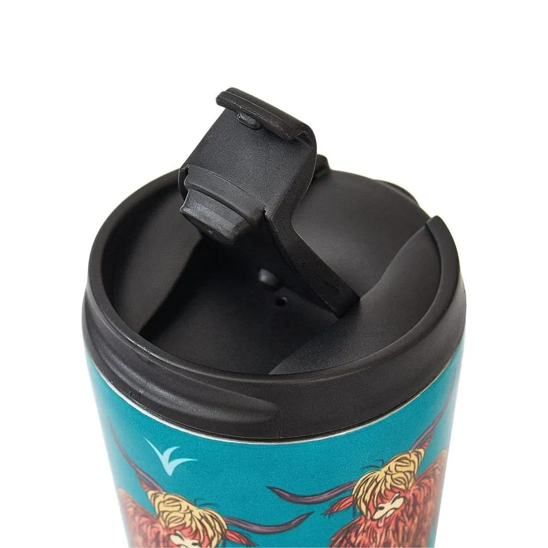 Eco Chic Teal Yack Thermal Coffee Cup