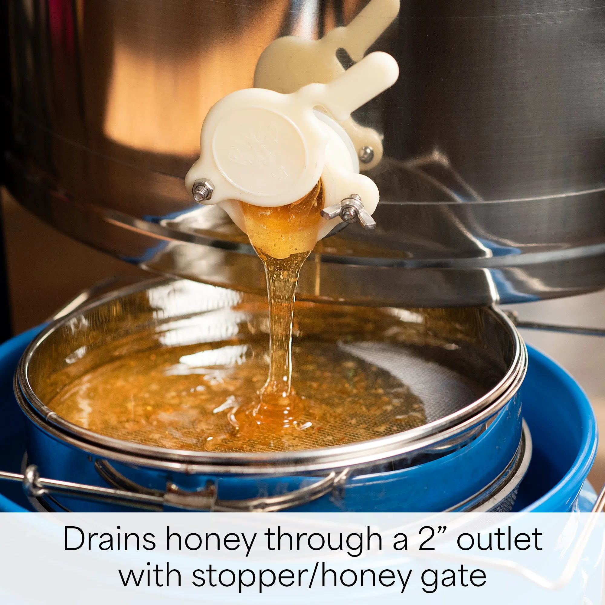 Electric 4 to 8 Frame Stainless Steel Honey Extractor