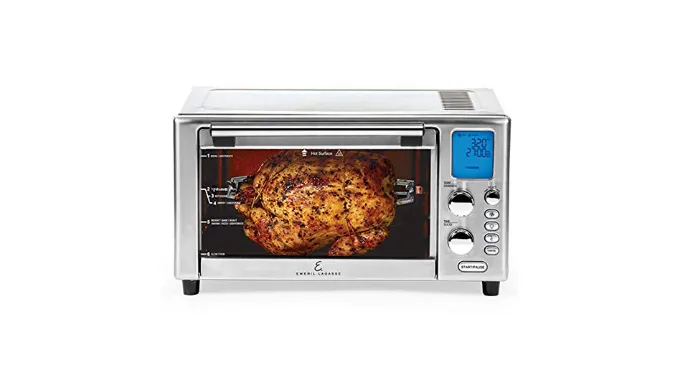 Emeril Lagasse Power Air Fryer 360 Better Than Convection, Toaster Oven, Bake, Broil, Slow Cook, Food Dehydrator, Rotisserie & More! (Renewed)