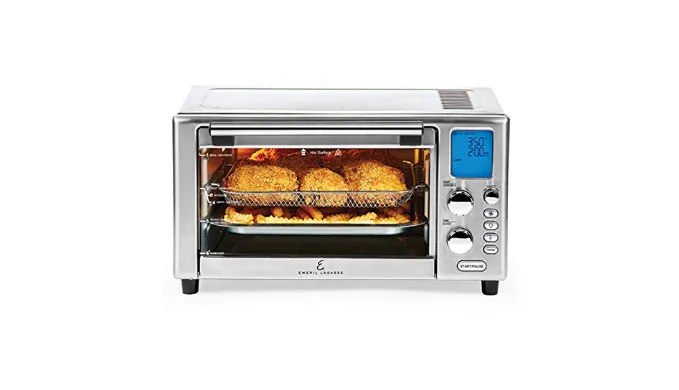 Emeril Lagasse Power Air Fryer 360 Better Than Convection, Toaster Oven, Bake, Broil, Slow Cook, Food Dehydrator, Rotisserie & More! (Renewed)