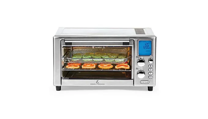 Emeril Lagasse Power Air Fryer 360 Better Than Convection, Toaster Oven, Bake, Broil, Slow Cook, Food Dehydrator, Rotisserie & More! (Renewed)