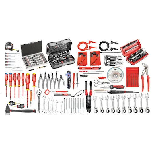 Facom 2138.EL35 172pce Electricians Tool Kit C/W  BV.51A Technicians Tool Case