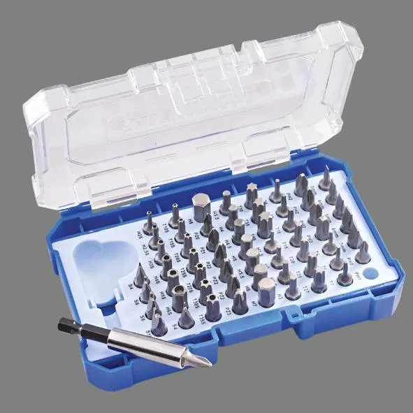 Faithfull 61 Piece Chrome Vanadium Security Screwdriver Bit Set