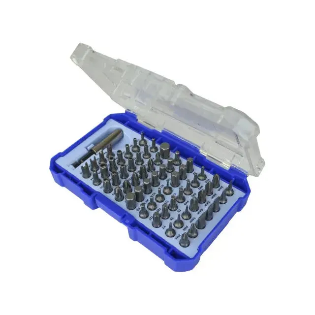 Faithfull 61 Piece Chrome Vanadium Security Screwdriver Bit Set