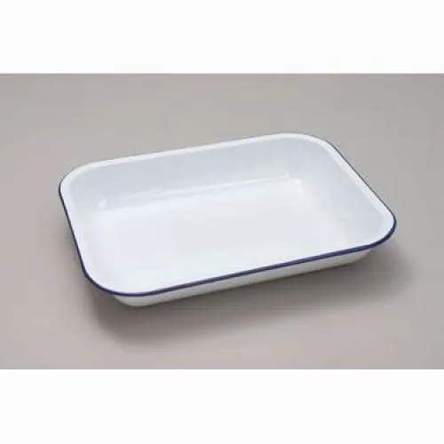 Falcon Enamel Rectangular Bake Pan 37x29.5cm Blue / White