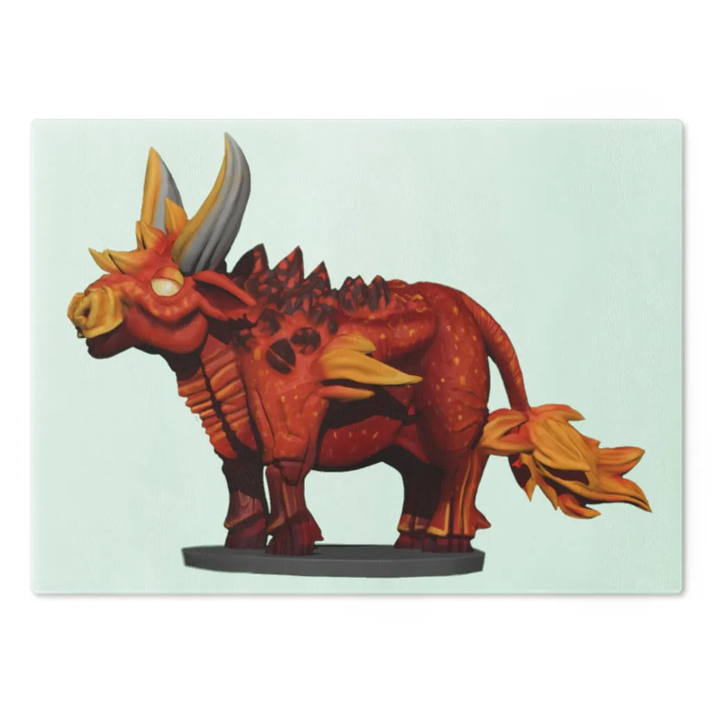 Fire Bull Cutting Board