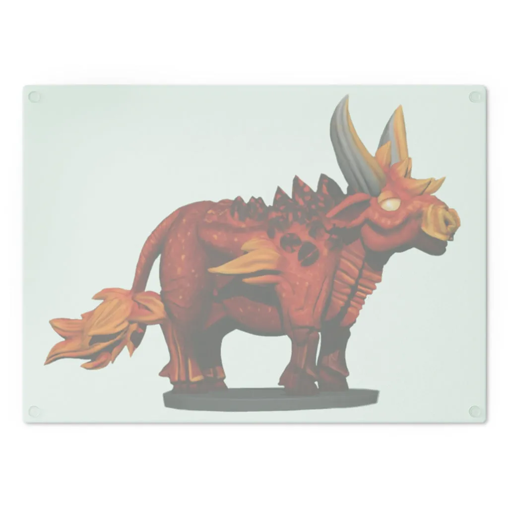 Fire Bull Cutting Board