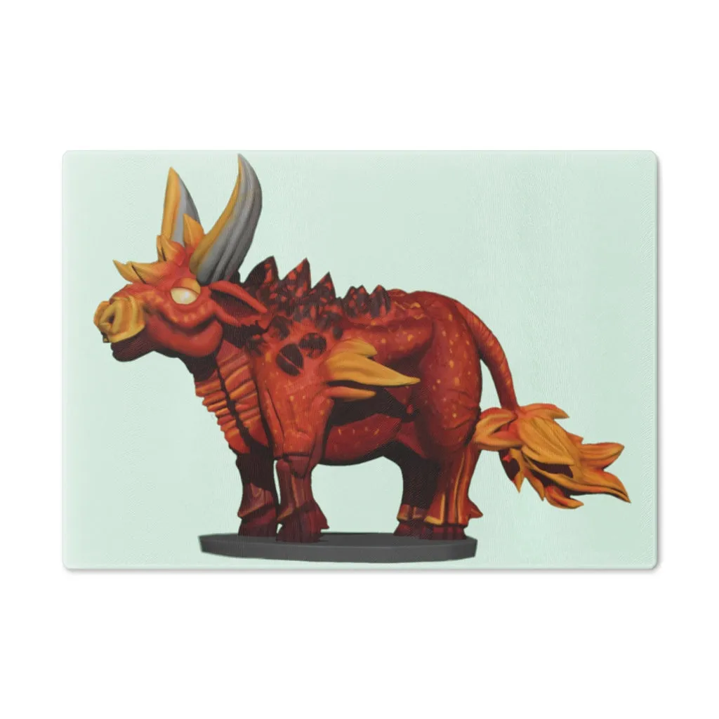 Fire Bull Cutting Board