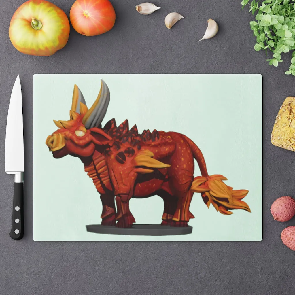 Fire Bull Cutting Board