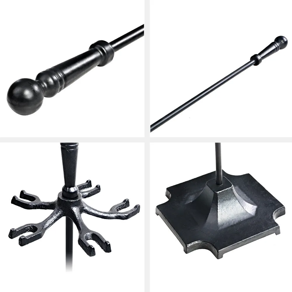 Fireplace Tool Set Fire Place Tools Poker Brush Shovel Stand Tongs