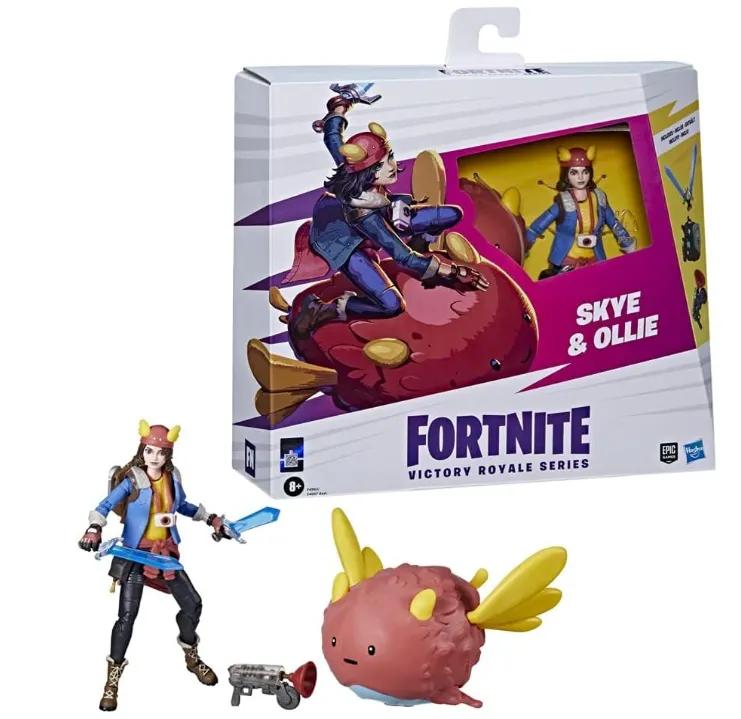 Fortnite Hasbro Victory Royale Series Skye and Ollie Deluxe Pack Collectible Action Figures with Accessories - Ages 8 and Up, 6-inch,F4963