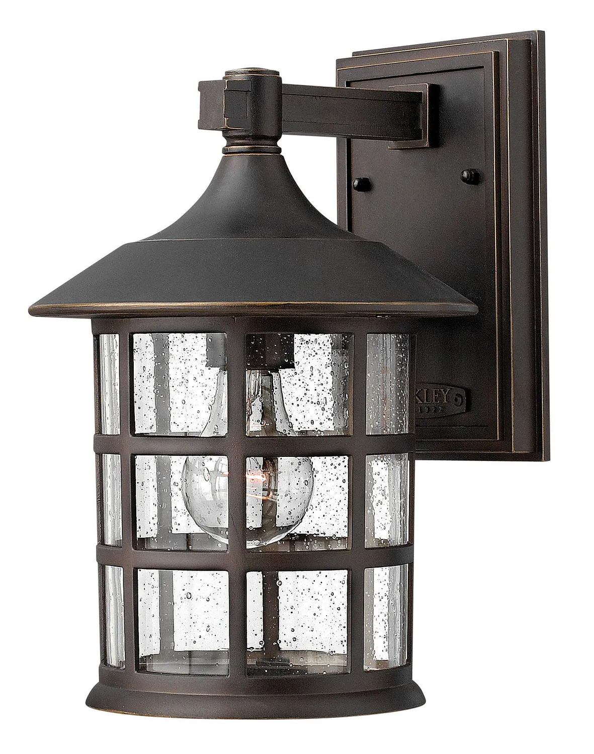 Freeport Medium Wall Mount Lantern in Oil Rubbed Bronze