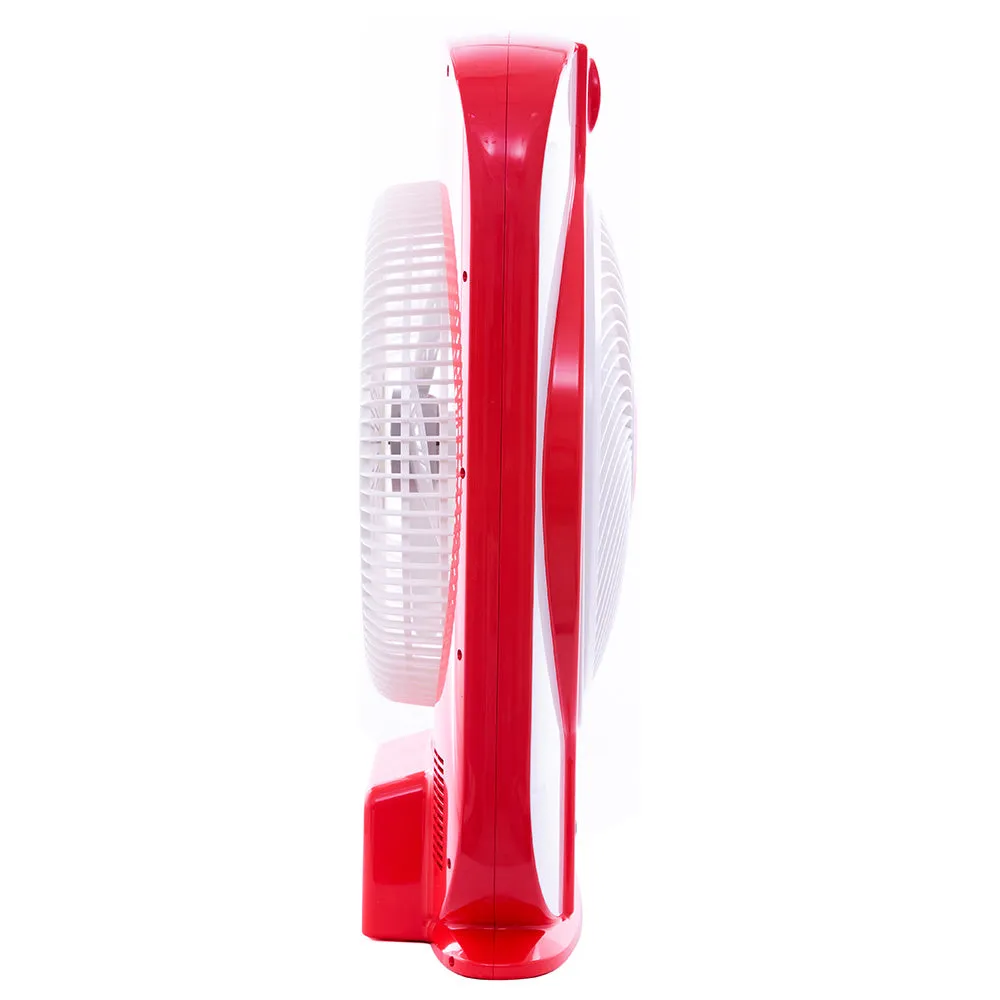 Geepas GF989 12inch  Rechargeable Box Fan With LED Light