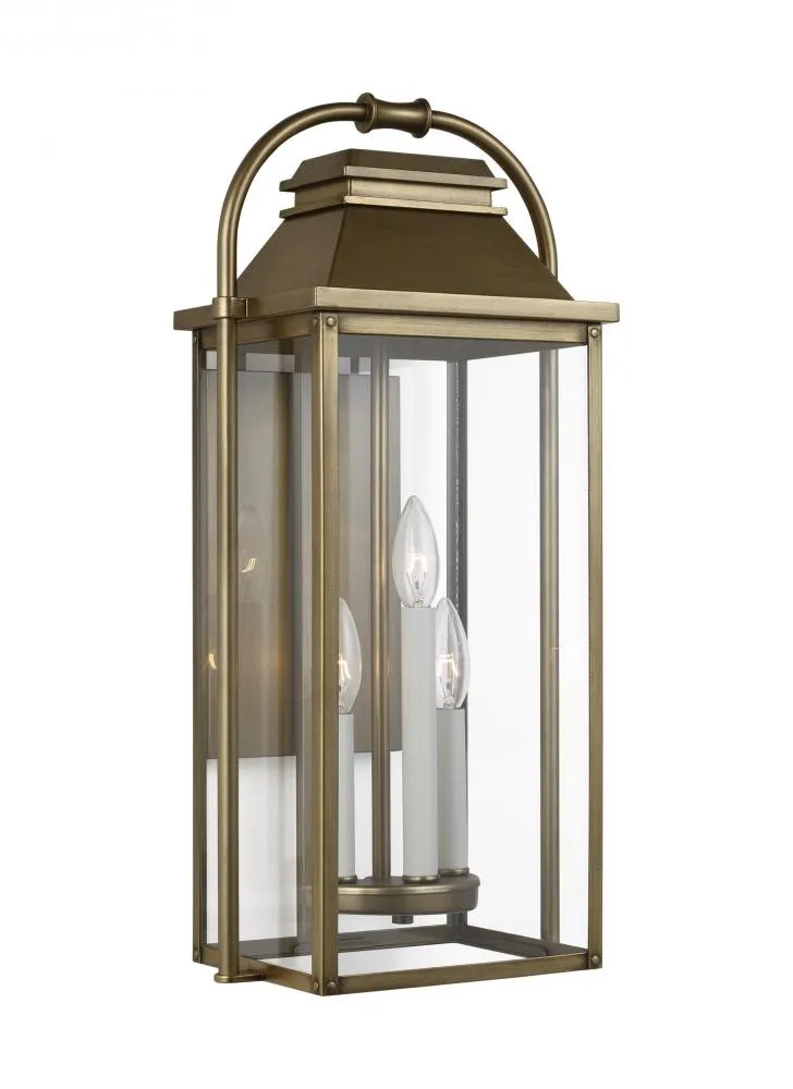 Generation Lighting - Feiss 3 - Light Outdoor Wall Lantern OL13201