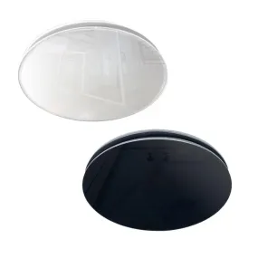 Glass Panel Round Fascia To Suit Airbus 200 Body in White/Black Ventair - ABGGP200WH-RD, ABGGP200BL-RD