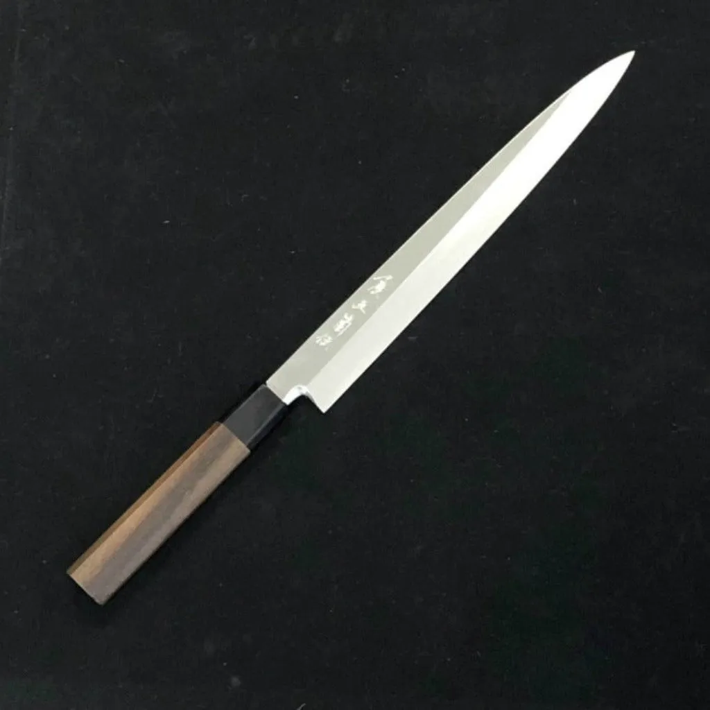 GOKADEN YANAGIBA SUSHI/SASHIMI STAINLESS KNIFE SILVER 3/GINSAN-KO