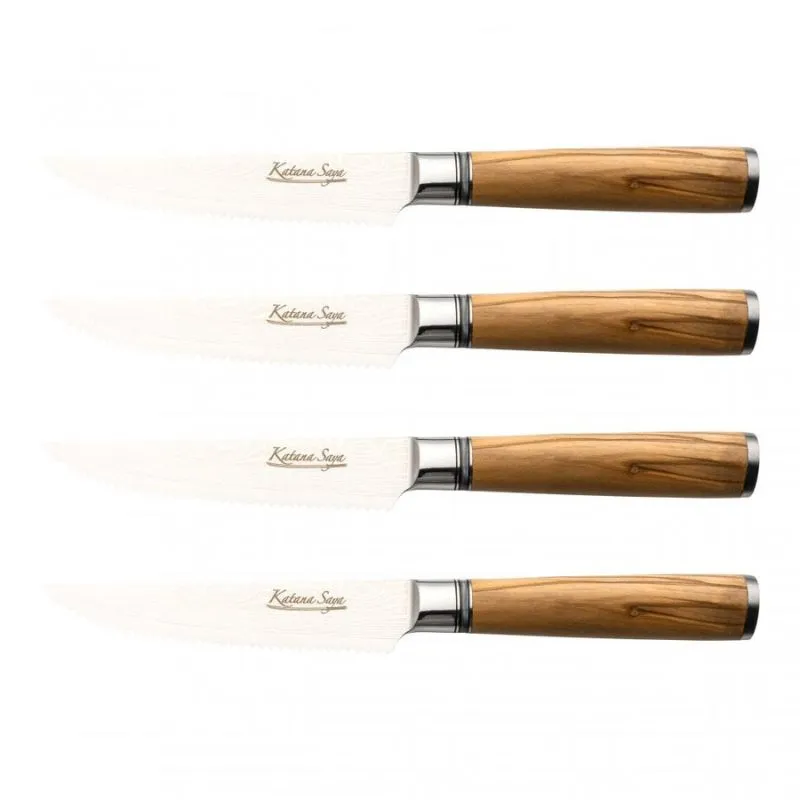 Grunwerg Katana Saya Steak Knife (Set of 4)