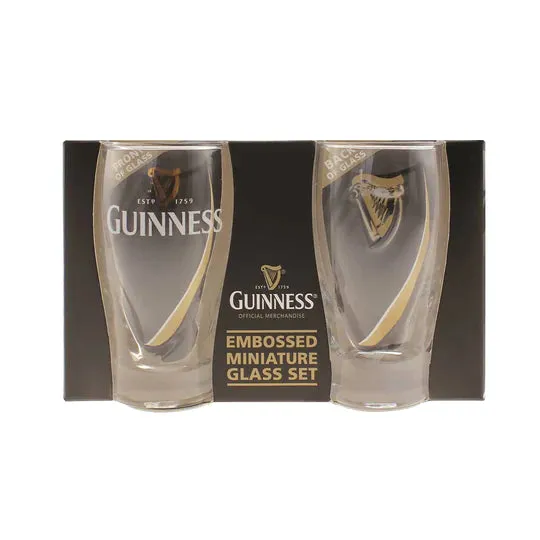 Guinness Mini Gravity Glass Set - 2 Glasses