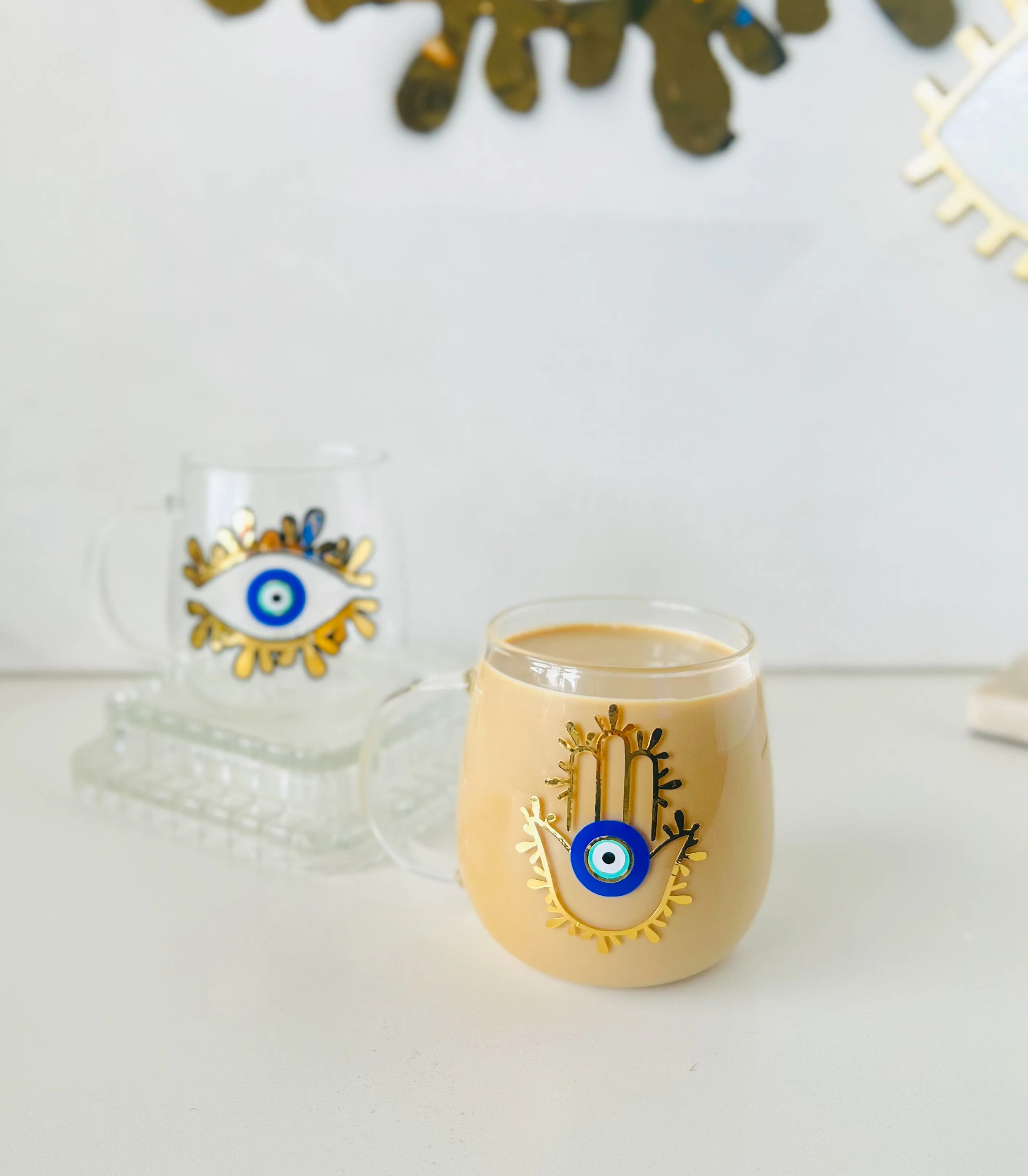 Hamsa Hand With Evil Eye Coffee Cup