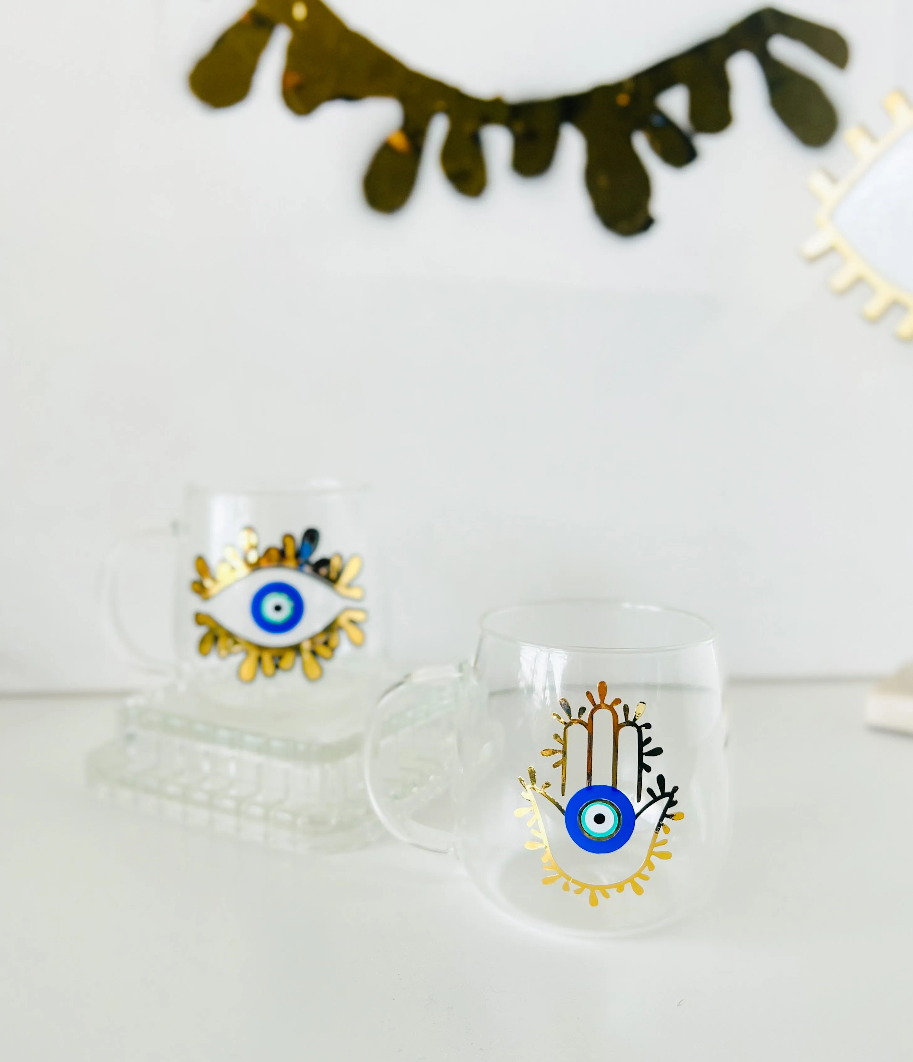 Hamsa Hand With Evil Eye Coffee Cup