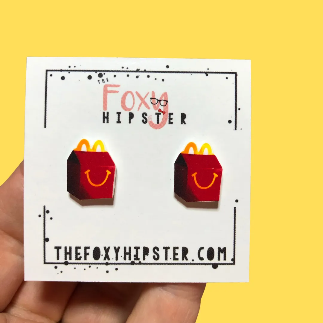 Happy Meal Stud Earrings