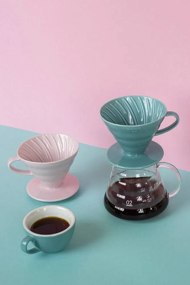 Hario V60 Ceramic Coffee Dripper Indigo Blue - Size 02