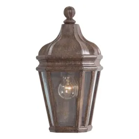 Harrison 15 in. Outdoor Wall Lantern Vintage Rust Finish