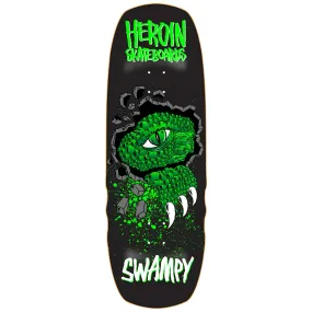 Heroin Skateboards Swampy's Alligator Shovel Skateboard Deck - 10.5