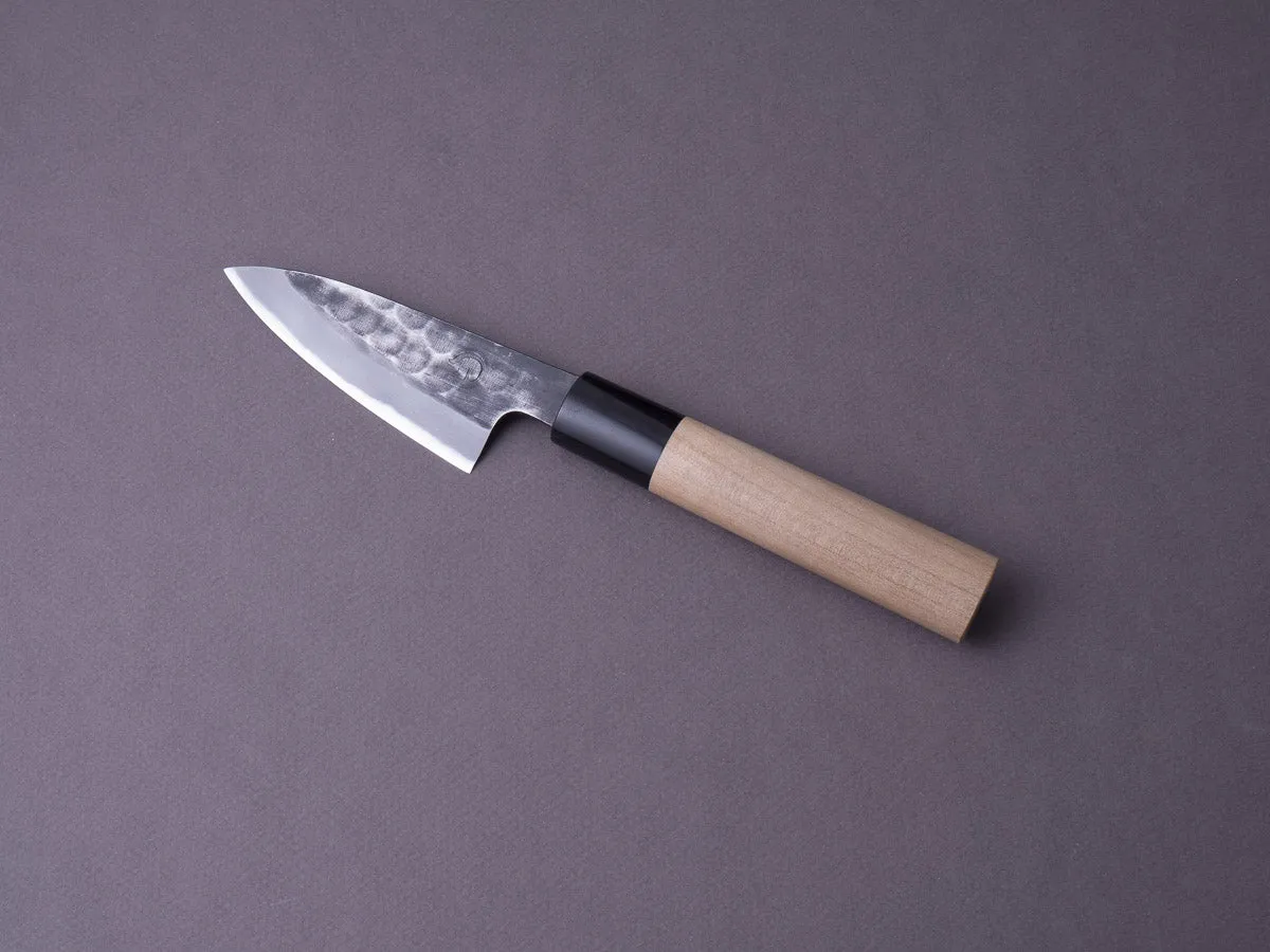 Hitohira - Hinode - White #2 Tsuchime - 90mm Paring - Ho Wood Handle