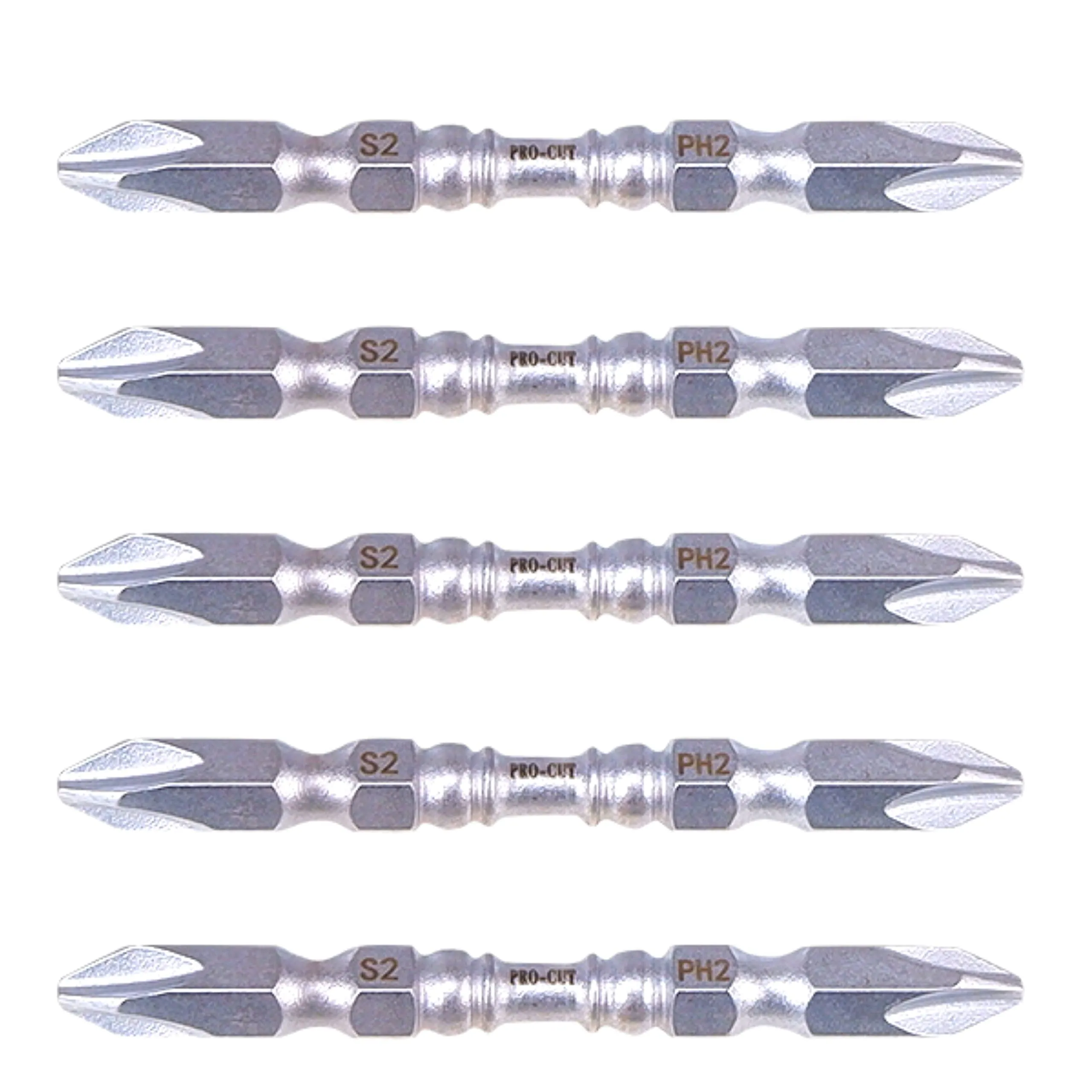 Homdum Screwdriver Insert Magnetic Bit Set of 5 piece , 6 cm x 4 cm x 2 cm