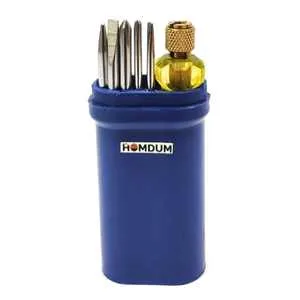 Homdum screwdriver kit and Nylon Plug Screws combo, 1 1/2 inch (38 mm) screw   plug 50 nos each & 5 blade screwdriver kit with inbuilt neon bulb tester handle.