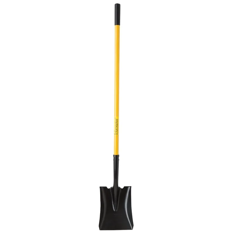 Home Plus  57 in. Steel Square Transfer Shovel Fiberglass Handle