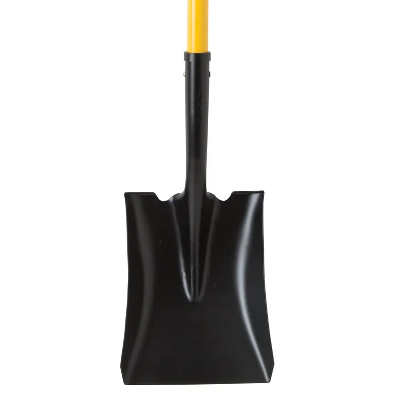 Home Plus  57 in. Steel Square Transfer Shovel Fiberglass Handle