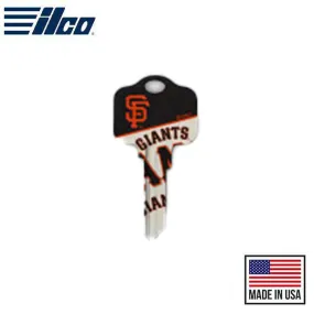 Ilco - MLB TeamKeys - Key Blank - New York Giants - KW1 (5 Pack)