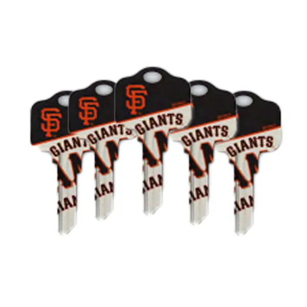 Ilco - MLB TeamKeys - Key Blank - New York Giants - KW1 (5 Pack)