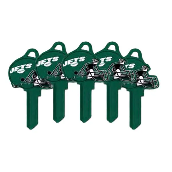 Ilco - NFL TeamKeys - Helmet Edition - Key Blank - New York Jets - SC1 (5 Pack)