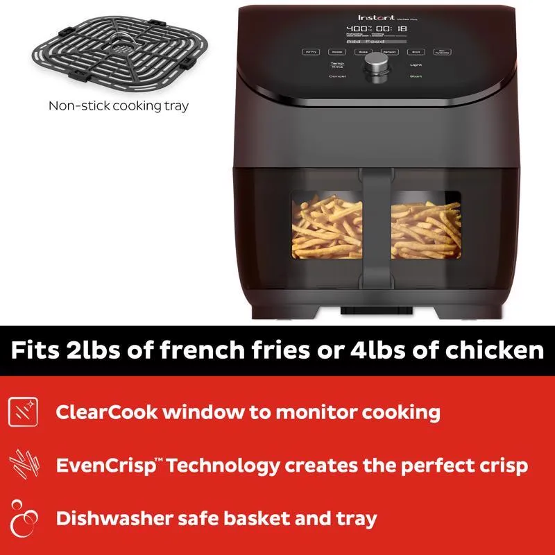 Instant Vortex Black 6 qt Programmable Air Fryer