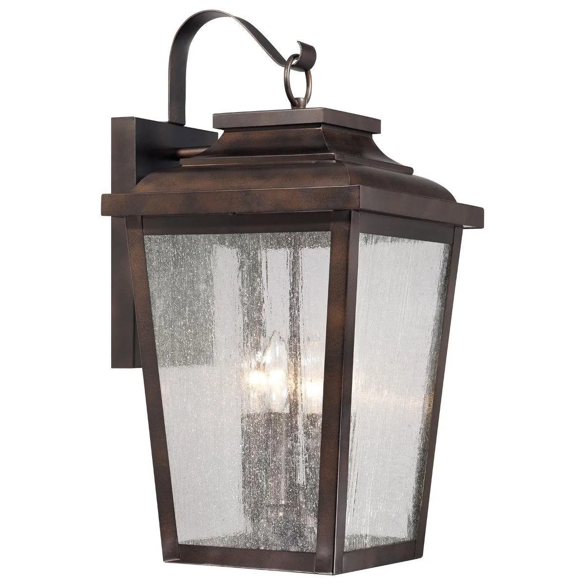 Irvington Manor 21 in. 4 Lights Outdoor Wall Lantern Bronze Finish