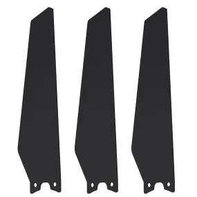 KAJ 56 inch (3-Blade) Replacement Blades - Black