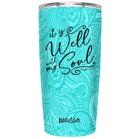 Kerusso It Is Well 20 oz Stainless Steel Tumbler