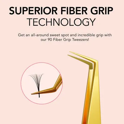 Kiara Sky Tweezer - 90 Angle Fiber Grip