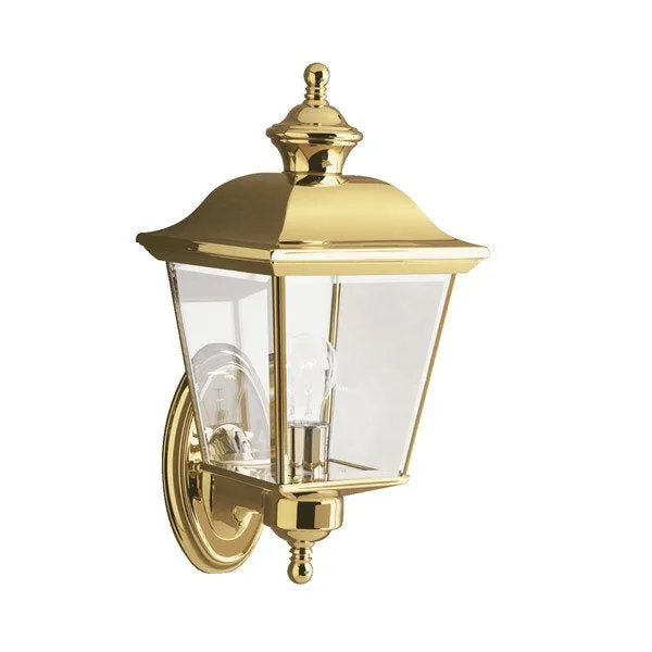 Kichler 9712PB Bay Shore™ 15.5" 1 Light Wall Light Polished Brass