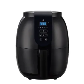 Kitchen Couture 3.5 Litre Digital Display Black Air Fryer Oil Free Cooking  Black