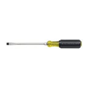 Klein Keystone-Tip Screwdriver 10'' Heavy-Duty Round-Shank - 602-10