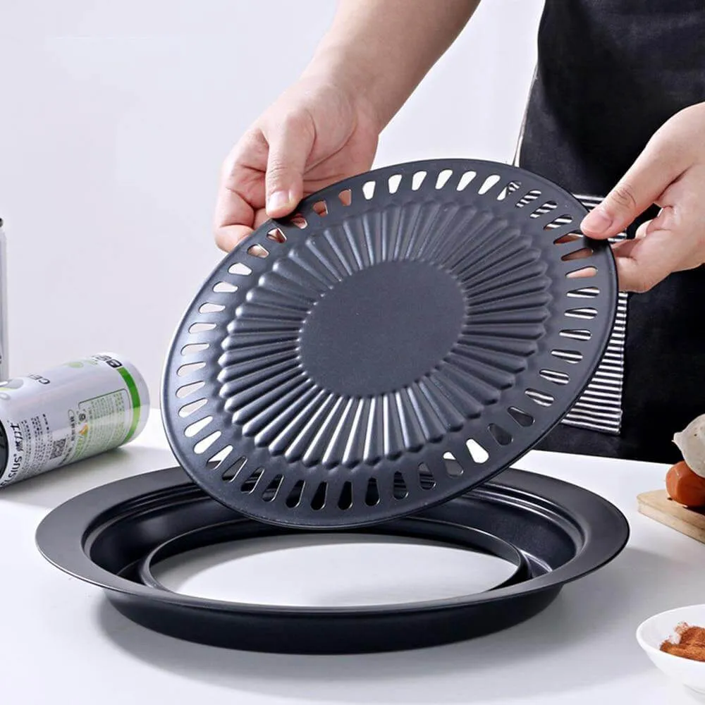 Korean Portable Non-stick BBQ Grill Pan