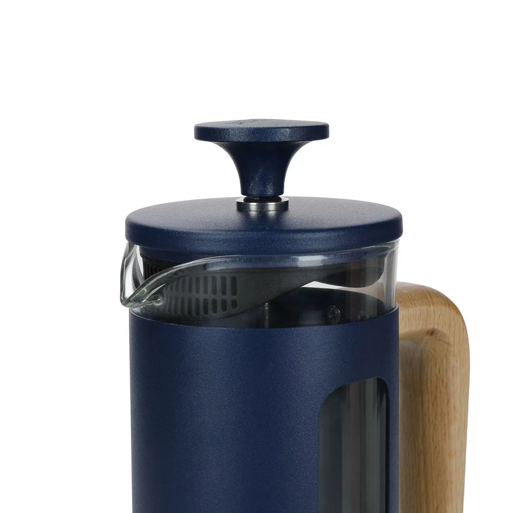 La Cafetiere Pisa 3-Cup 350ml Stainless Steel/Glass French Press (Navy)