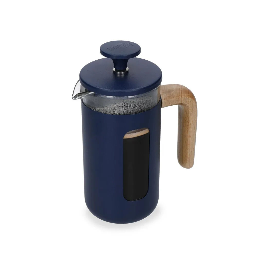 La Cafetiere Pisa 3-Cup 350ml Stainless Steel/Glass French Press (Navy)