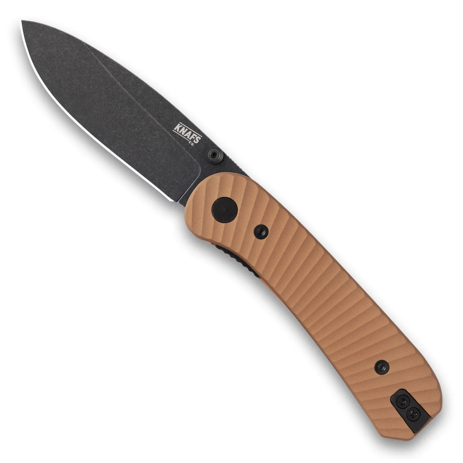 Lander 1 Pocket Knife - Limited Edition Solar Flare Aluminum Scales - S35VN - Bronze